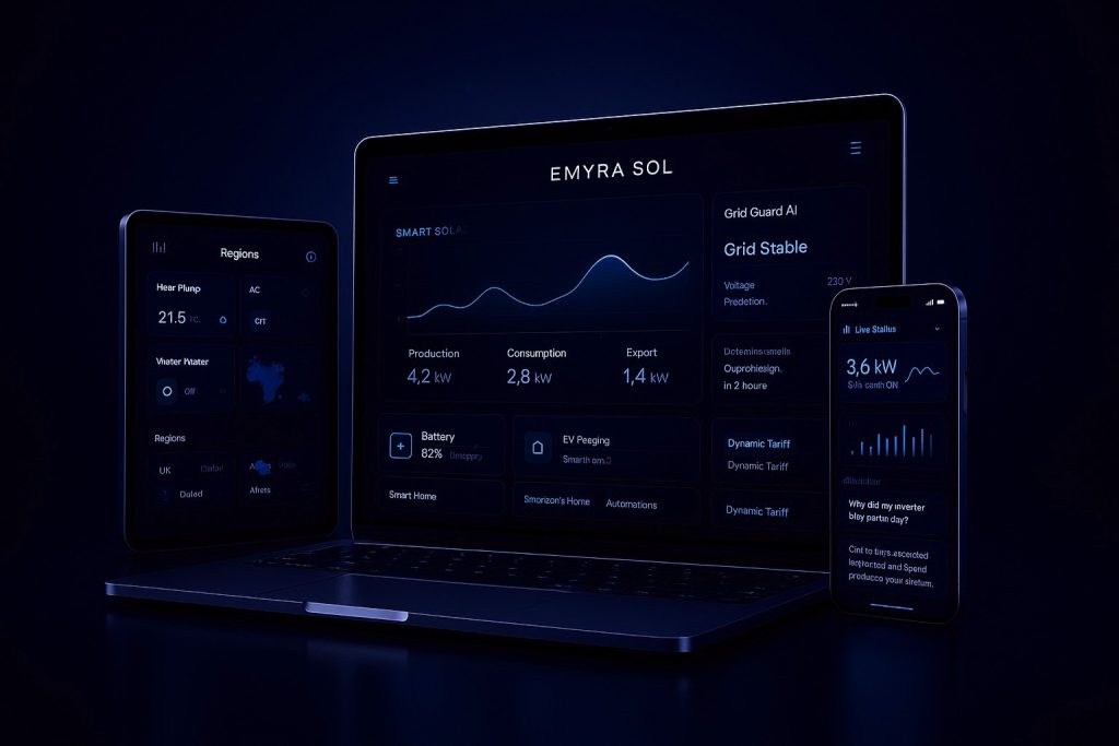 EMYRA SOL – The Global Solar Intelligence Platform Transforming Prosumers into Advanced Energy Managers